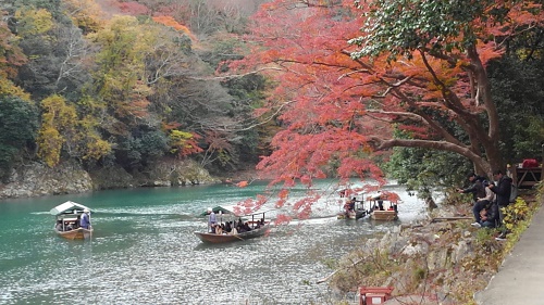 Hozu River in Arashiyama