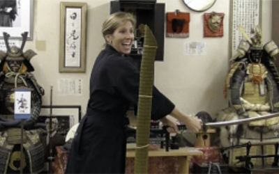 Footage from the test cutting with real Japanese sword!!