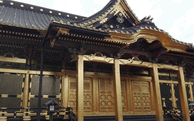 Ueno Toshogu Shrine in Ueno Park