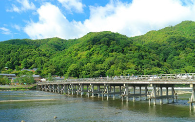 Togetsu bridge in Arashiyama