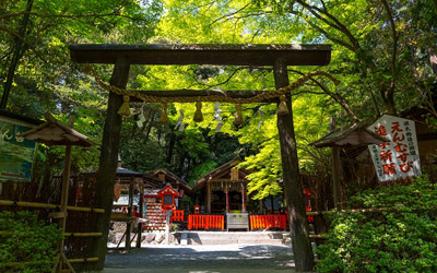 Nomiya shrine in Arashiyama