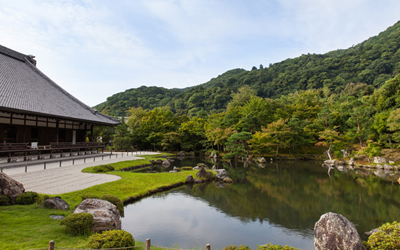 Tenryuji garden in Arashiyama