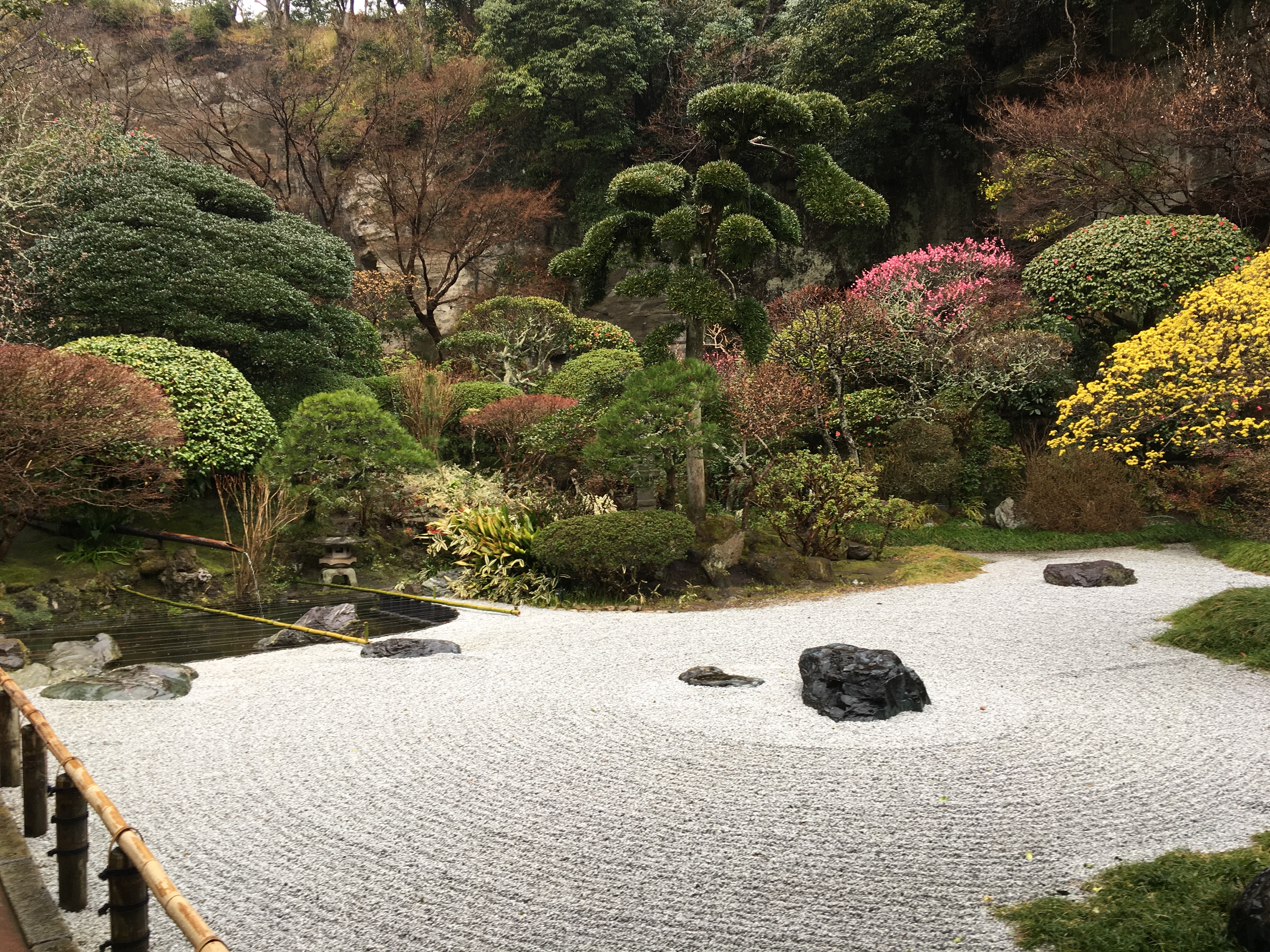 Japanese Garden in Hokoku-ji Temple