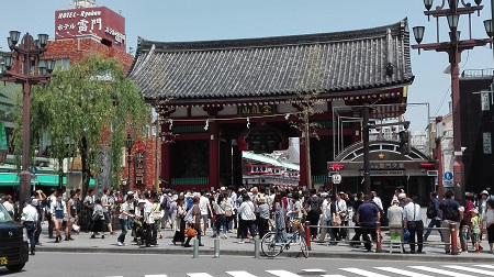 Sensoji Temple - Kaminarimon Gate